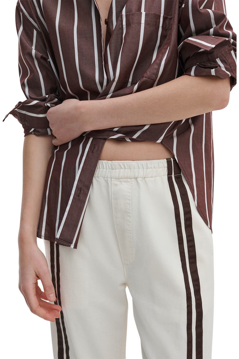 Featherweight Logan Pull-On Wide Leg Track Pants, Alternate, color, ECRU SPORT