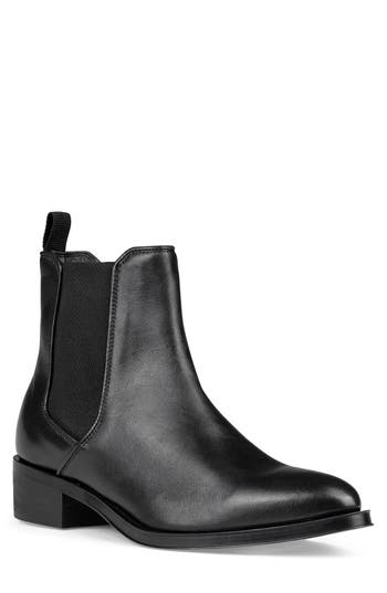 Donald Pliner Men Ashford Black Lizard Print Leather Boot In Black