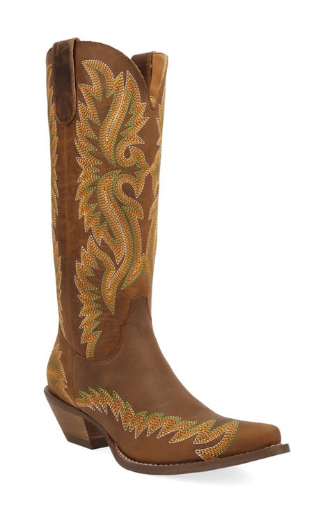 Lantana Leather Western Boot