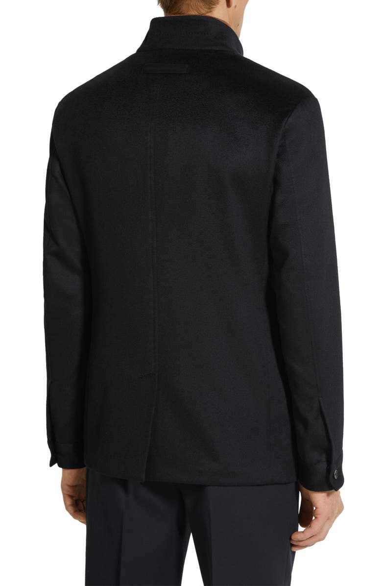 ZEGNA Oasi Cashmere II Conte Jacket, Alternate, color, Black