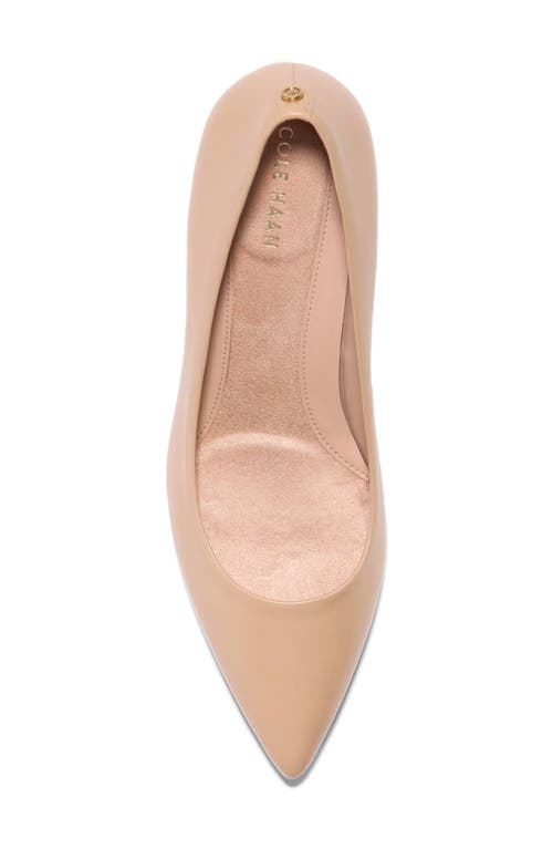 Cole Haan Go-to Park Pump In Tuscan Sand Leather