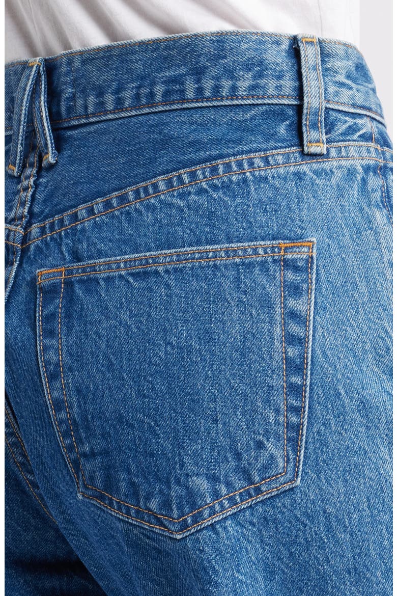 Selena High Waist Organic Cotton Wide Leg Jeans, Alternate, color, SWEET MEMORY