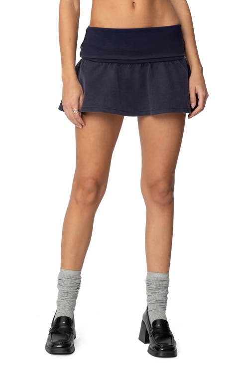 Cher Foldover Miniskirt