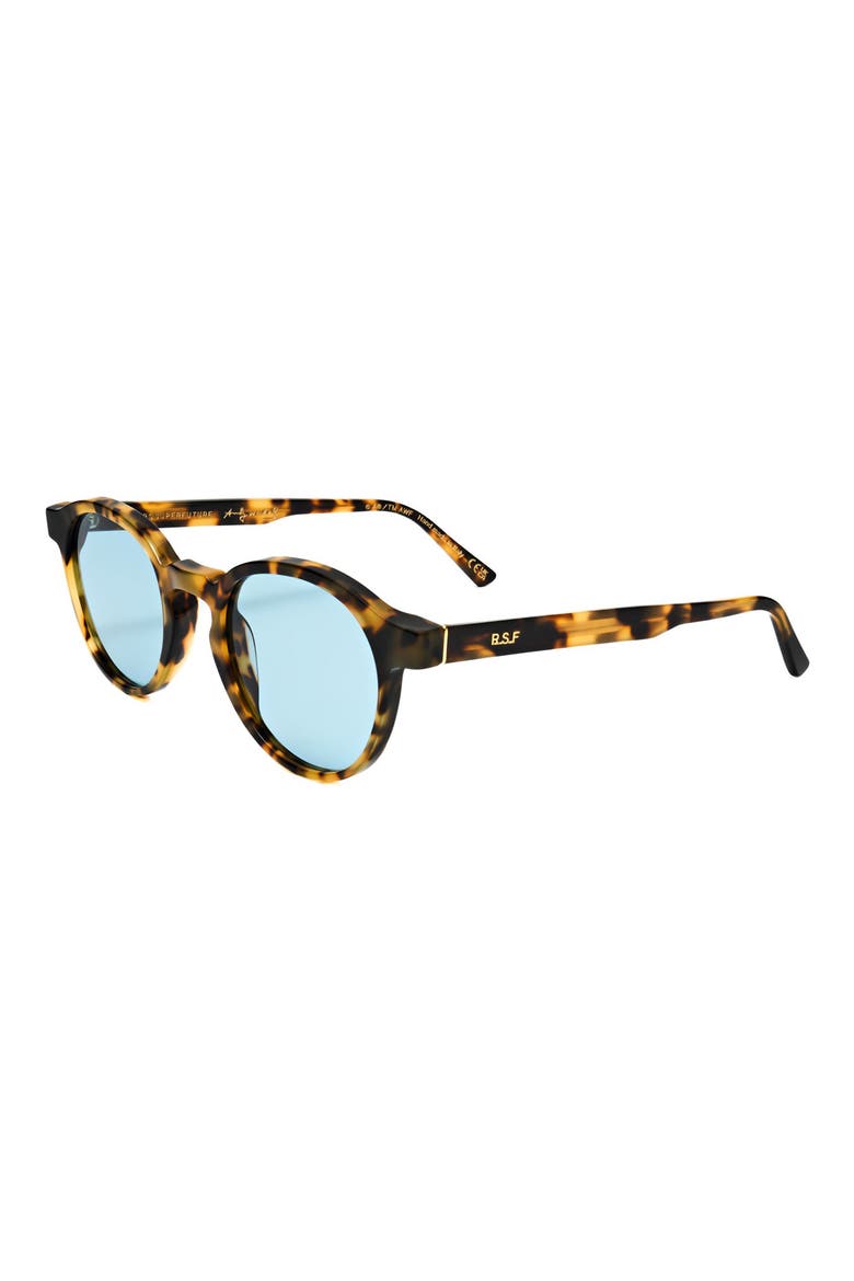 56mm Round Sunglasses, Alternate, color, TORTOISE