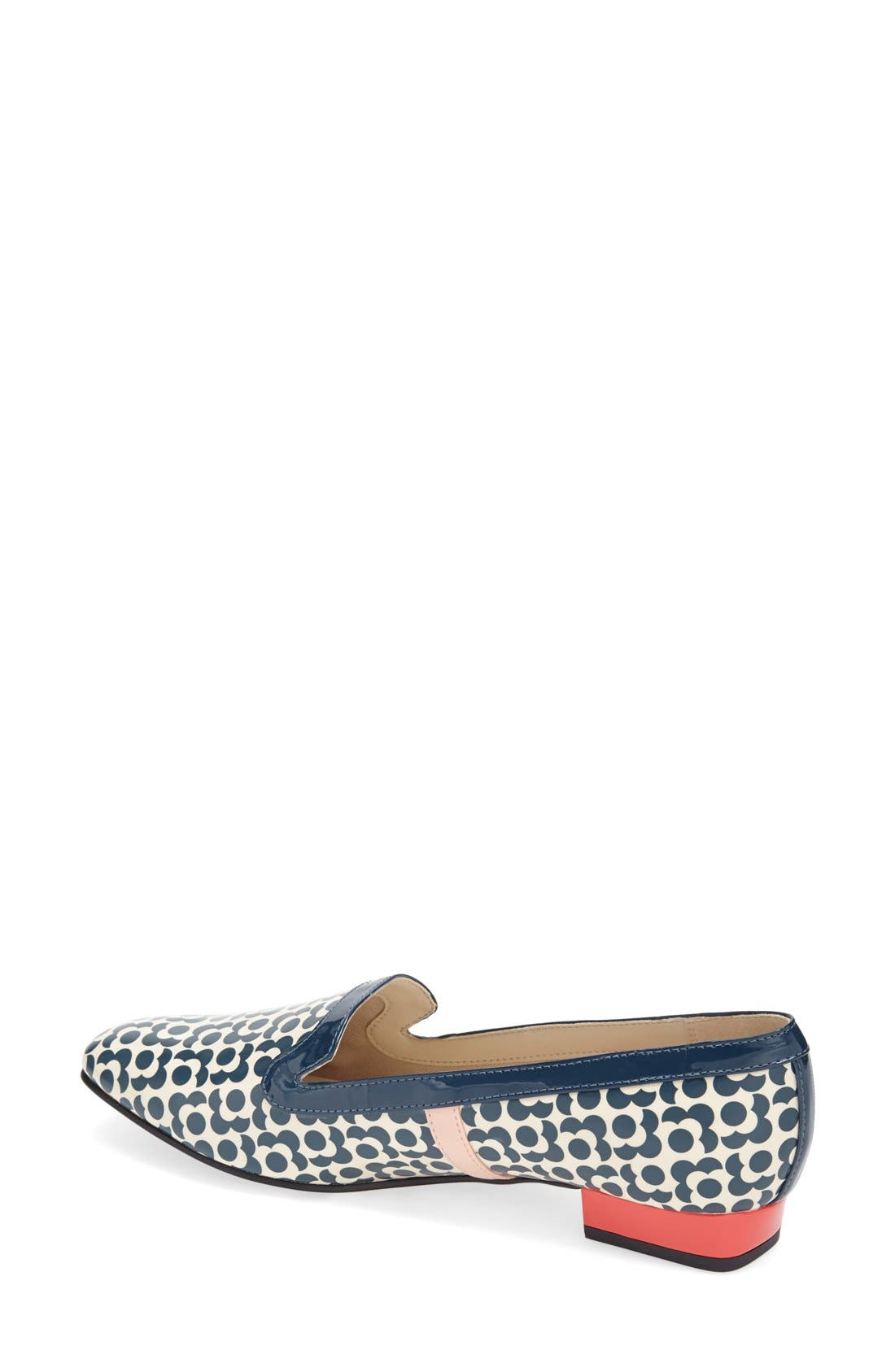 Clarks<sup>®</sup> orla kiely Clarks<sup>®</sup> x Orla Kiely 'Bella' Floral Print Patent Leather Loafer, Alternate, color, 