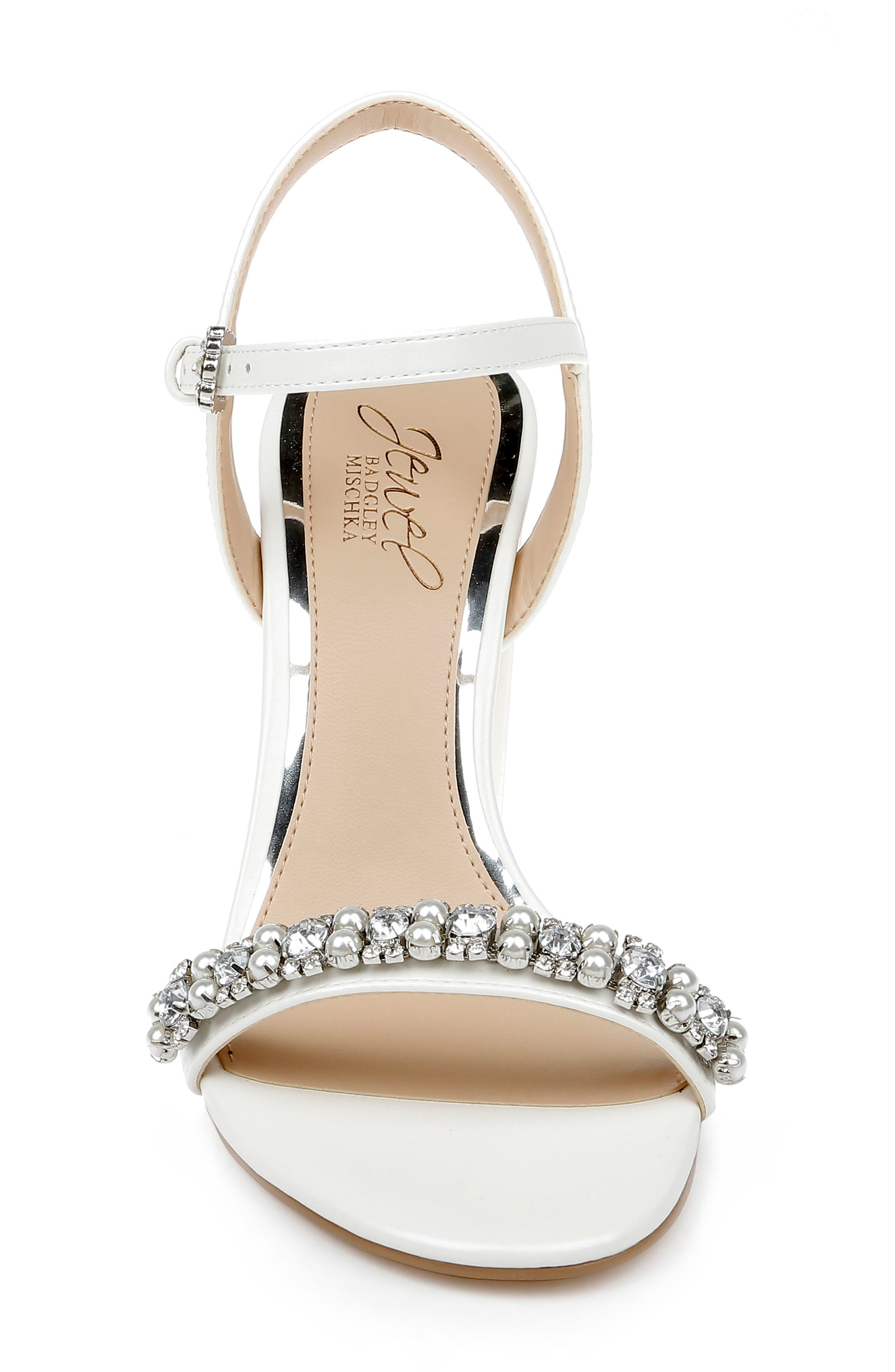 Dee Ankle Strap Sandal, Alternate, color, WHITE MATTE