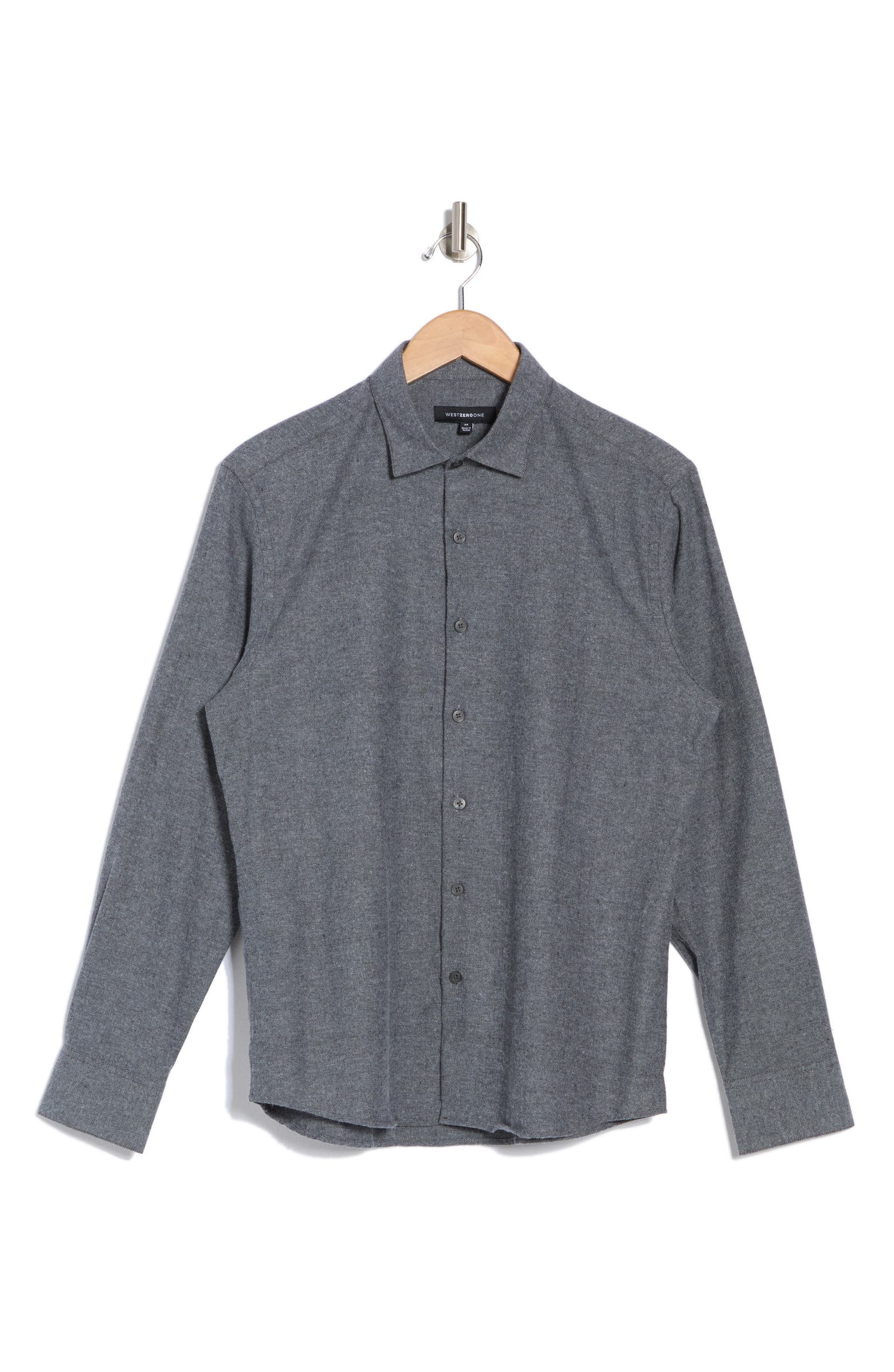 WESTZEROONE Colby Twill Button Up Shirt Nordstromrack