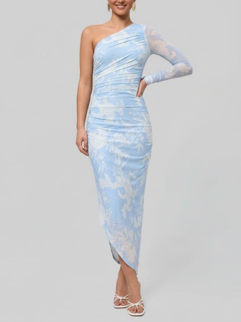 One Shoulder Quinn Midi Dress