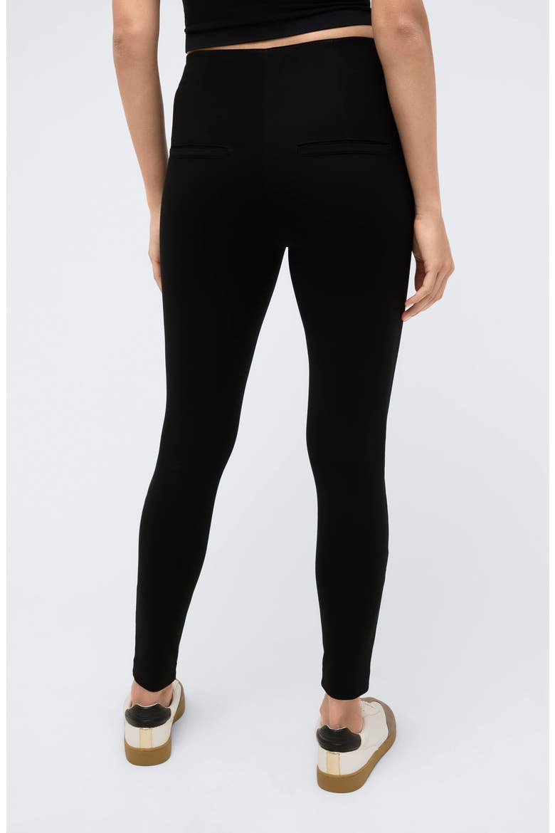 Hollywood Waist Leggings, Alternate, color, BLACK