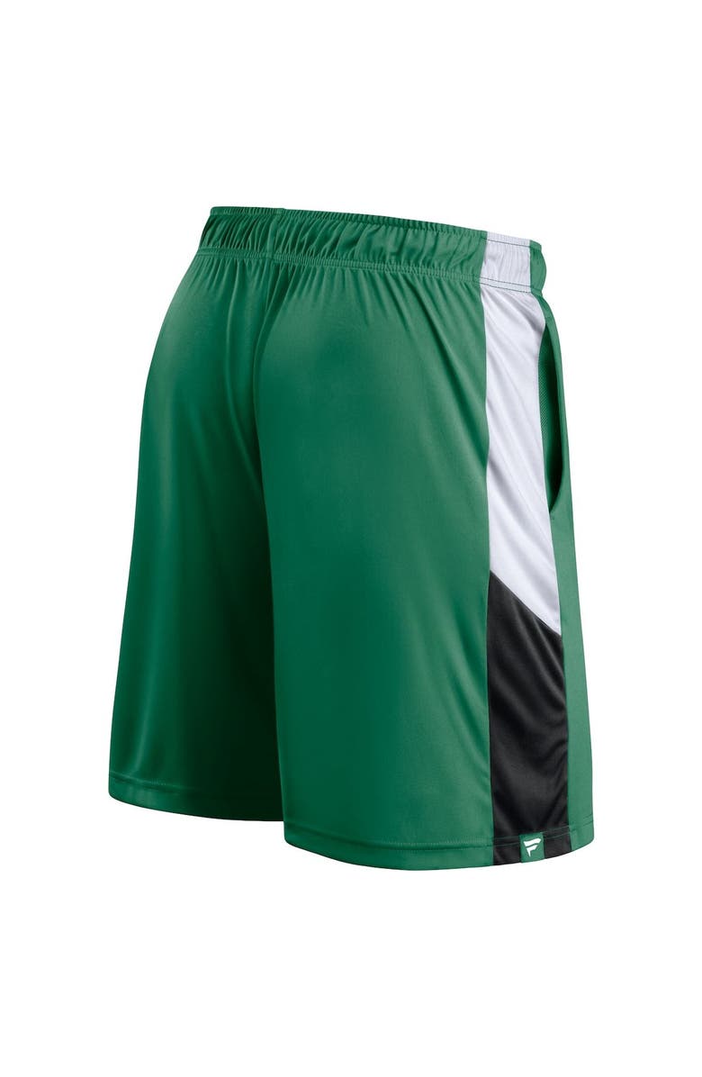 FANATICS Men's Fanatics Branded Charcoal Boston Celtics Champion Rush Colorblock Performance Shorts, Alternate, color, 
