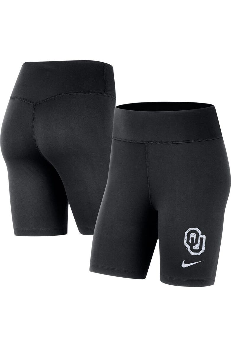 Women's Nike Black Oklahoma Sooners Performance Biker Shorts, Main, color, Black
