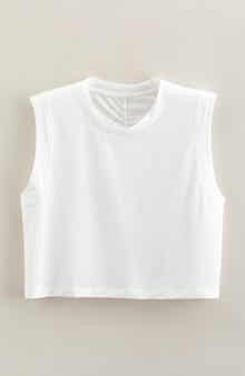 Recess Pickleball x Zella Kids' Volley Crop Muscle Tank