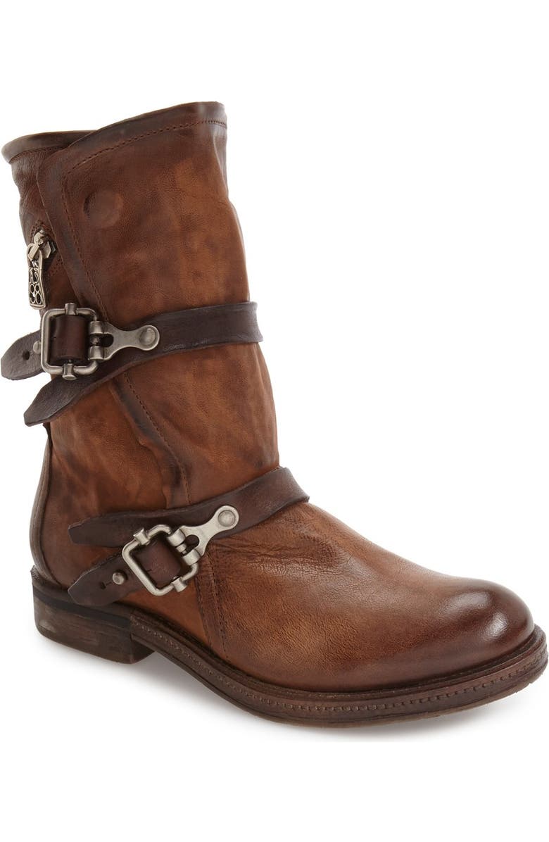 A.S.98 Vega Buckle Strap Boot, Main, color,