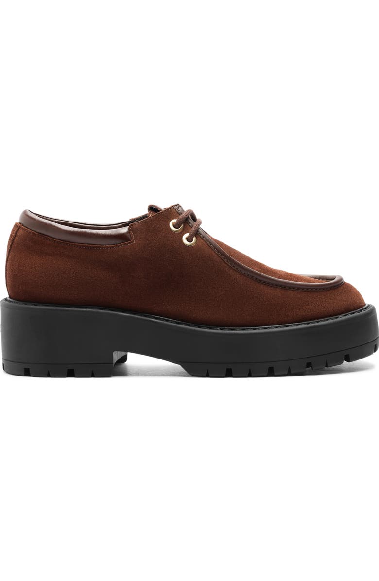 Schutz Cia Platform Loafer, Alternate, color, Root Brown