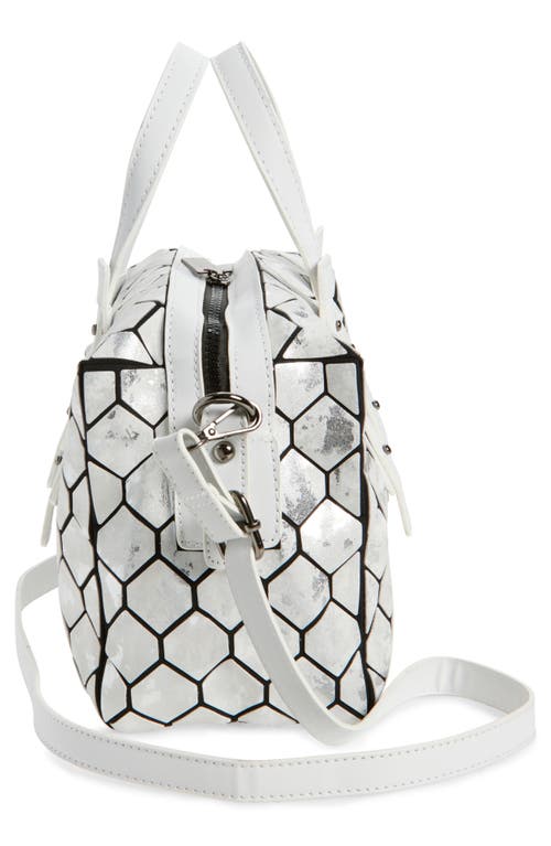 Patrizia Luca Chevron Geo Duffle Satchel