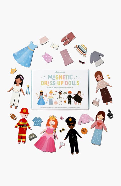 Magnetic Dress Up Dolls Play Set