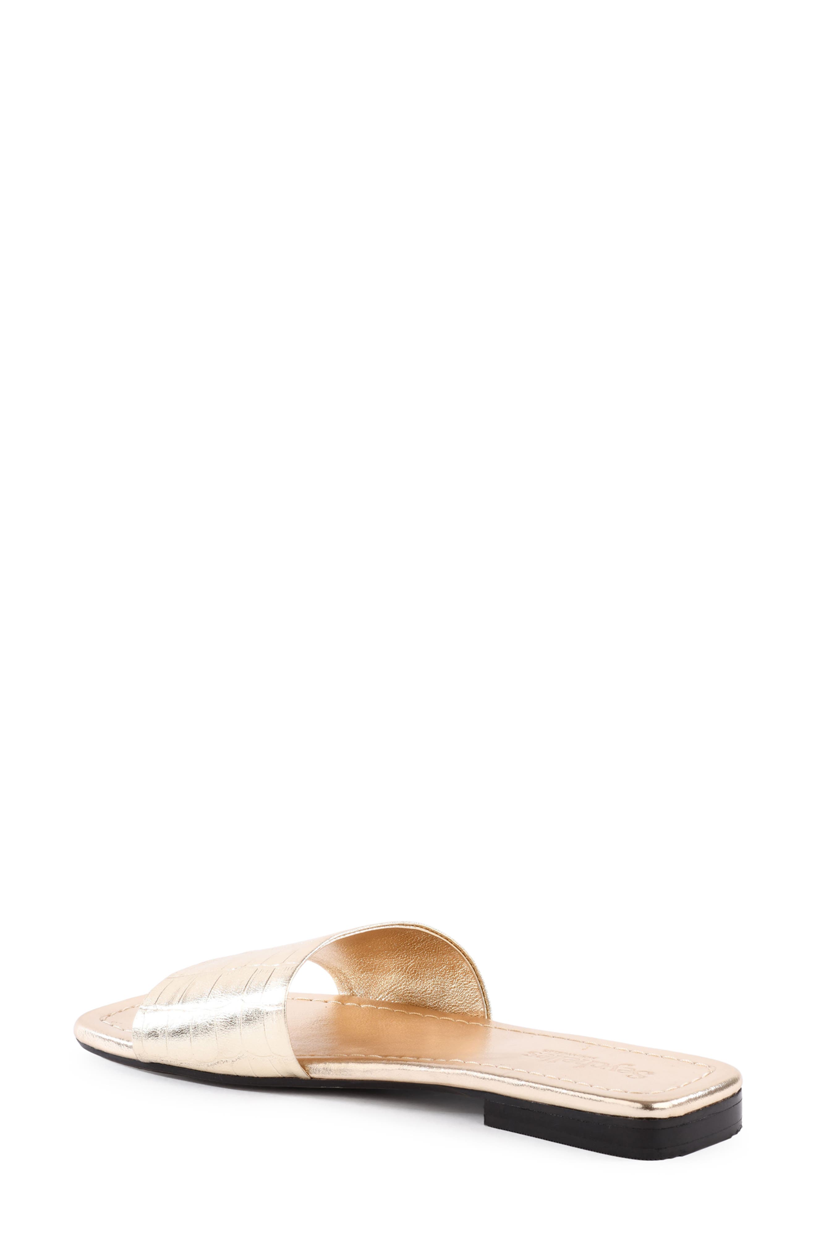 Seychelles Paris Slide Sandal, Alternate, color, Gold