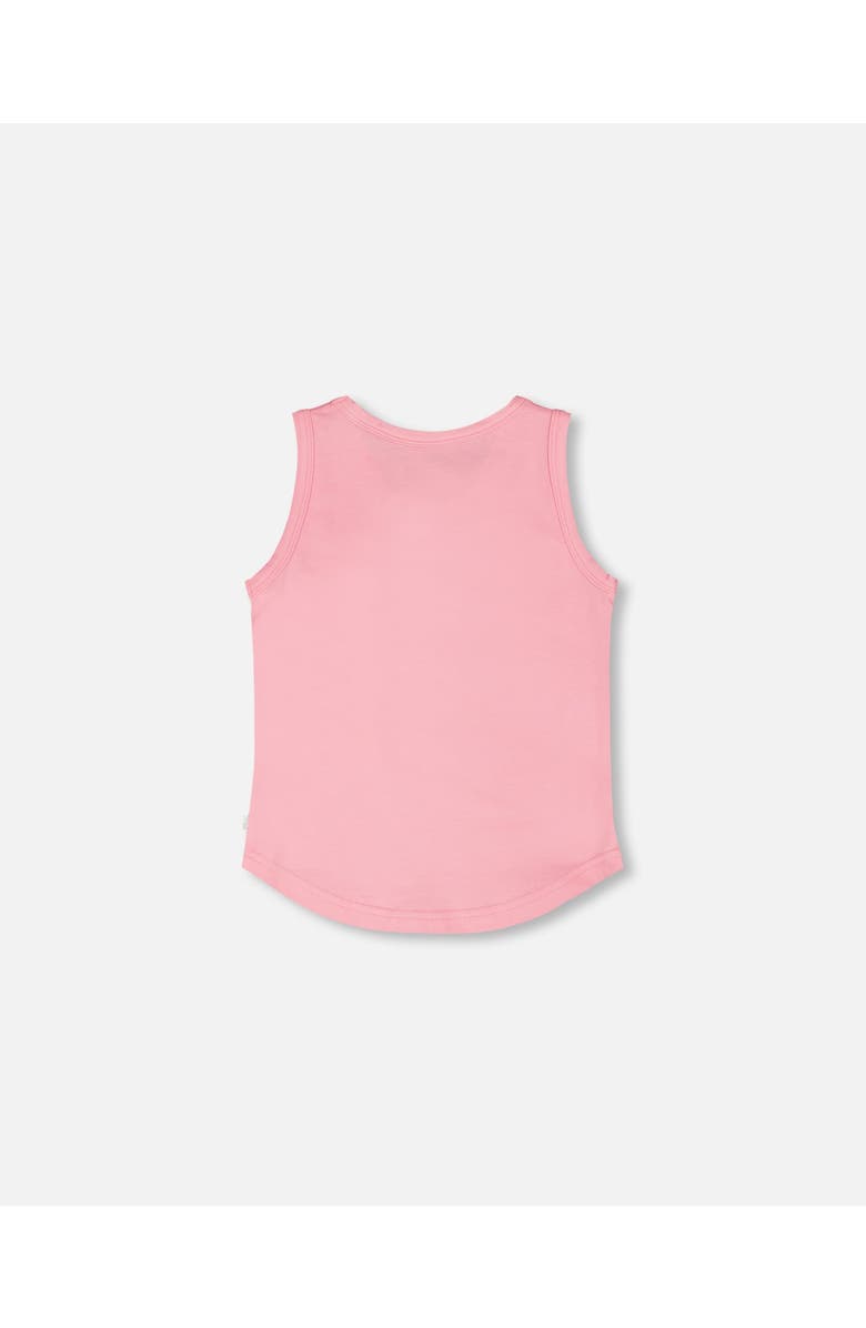 Deux par Deux Organic Cotton Jersey Sleeveless Tank Top, Alternate, color, Pink