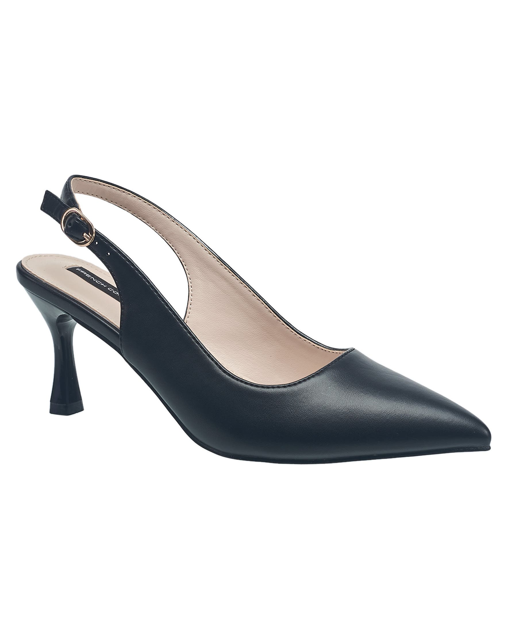 French Connection Ladies Brenna Heel, Main, color, Black