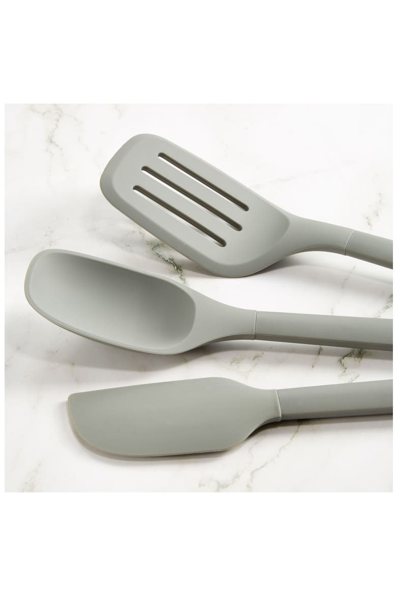 Leo Balance 3-Piece Utensil Set, Alternate, color, GREEN