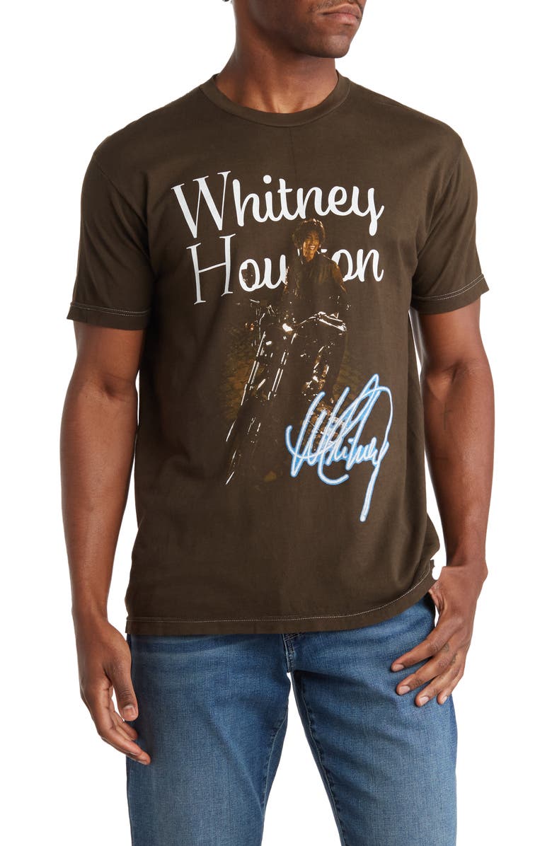 Philcos Whitney Houston Cotton Graphic Tee, Main, color,