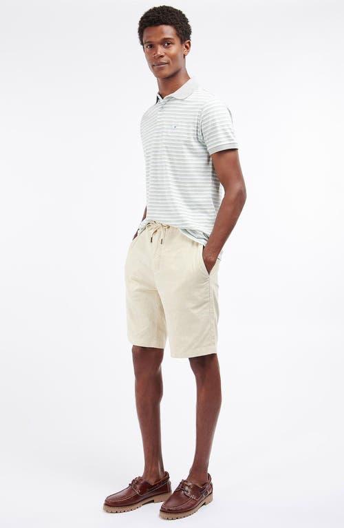 BARBOUR BARBOUR LINEN & COTTON BLEND SHORTS