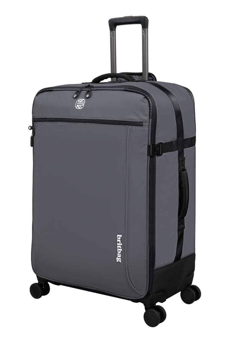 Penistone 29 Inch Softside Checked Suitcase, Main, color, CHARCOAL