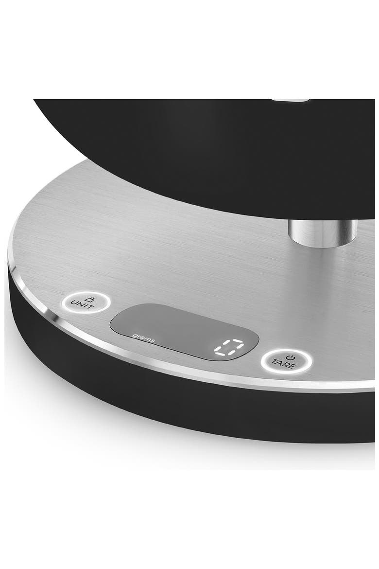 Contemporary Digital Kitchen Scale, Alternate, color, MATTE BLACK