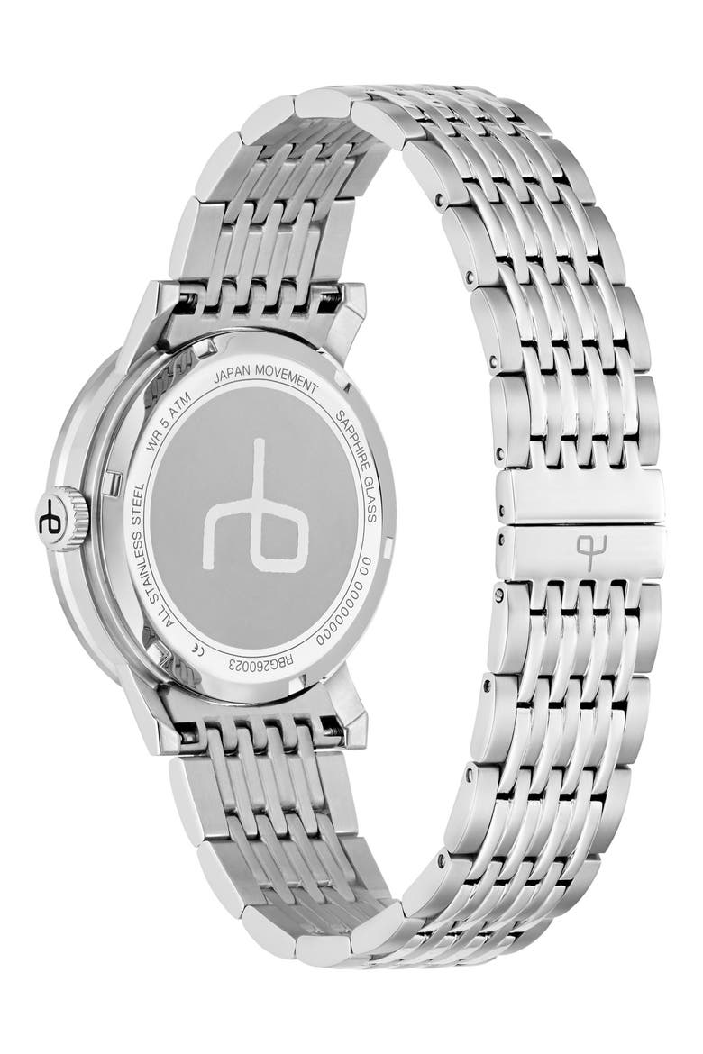 Reign Bracelet Watch, 39mm, Alternate, color, SILVER-TONE/ BLUE