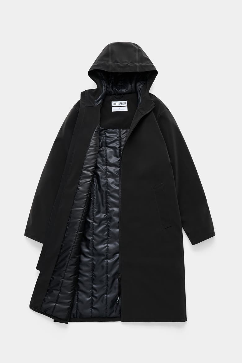 Stockholm Long Matte Winter Coat, Alternate, color, Black