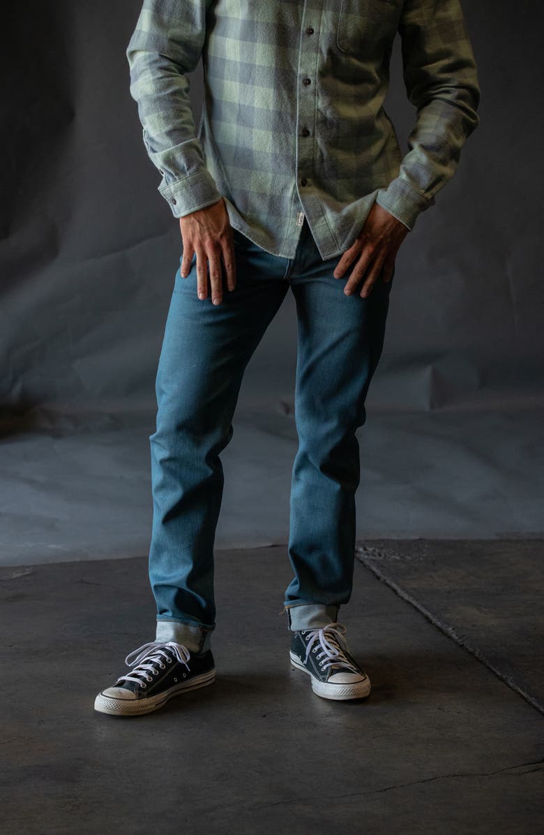 HIROSHI KATO The Pen Slim 10.5-Ounce Stretch Selvedge Jeans, Alternate, color,