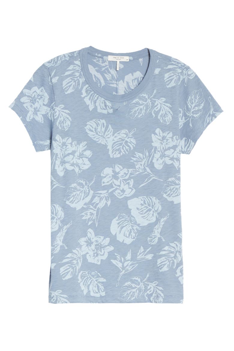Allover Tropical Graphic Tee, Alternate, color, DUSKY LAVENDAR