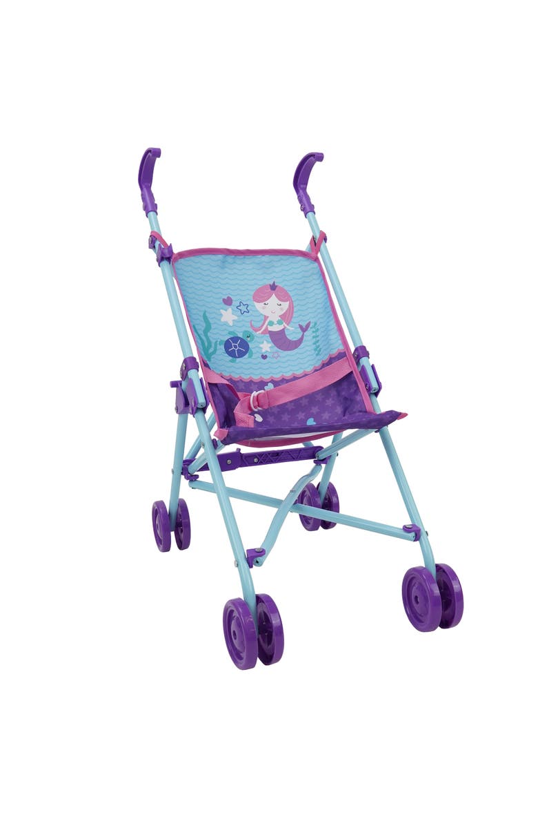 509 Mermaid Doll Umbrella Stroller, Main, color, Multicolored