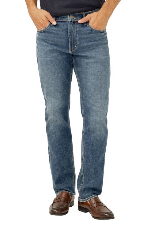 Machray Athletic Fit Straight Leg Jeans (Barnes) (Regular & Big)