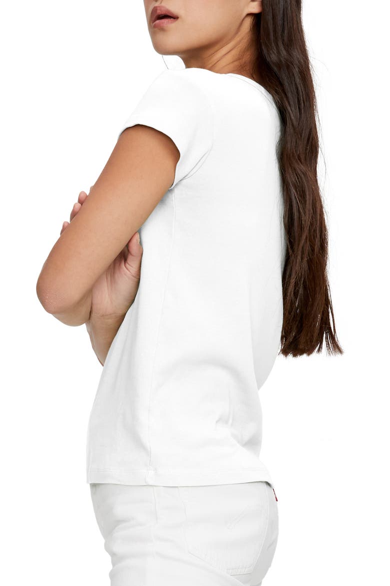 Crewneck T-Shirt, Alternate, color, WHITE