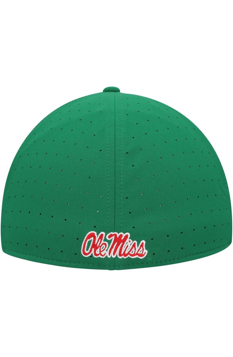 Nike Men's Nike Green Ole Miss Rebels Aero True Baseball Performance Fitted Hat, Alternate, color, Green