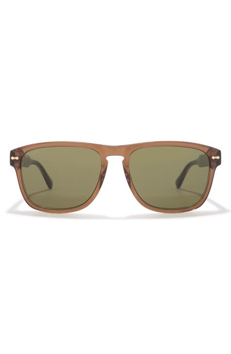 58mm Square Sunglasses