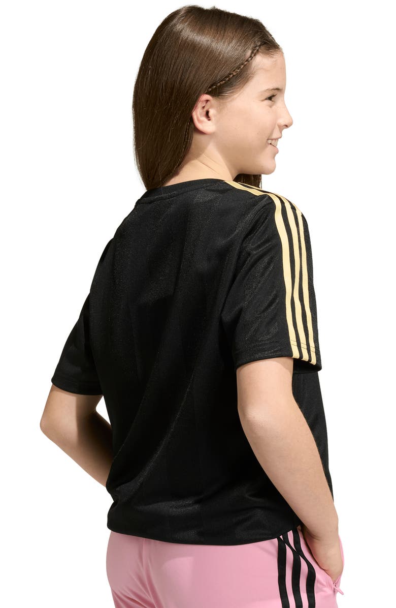 adidas x Liberty London Kids' Recycled Polyester Jersey, Alternate, color, Black