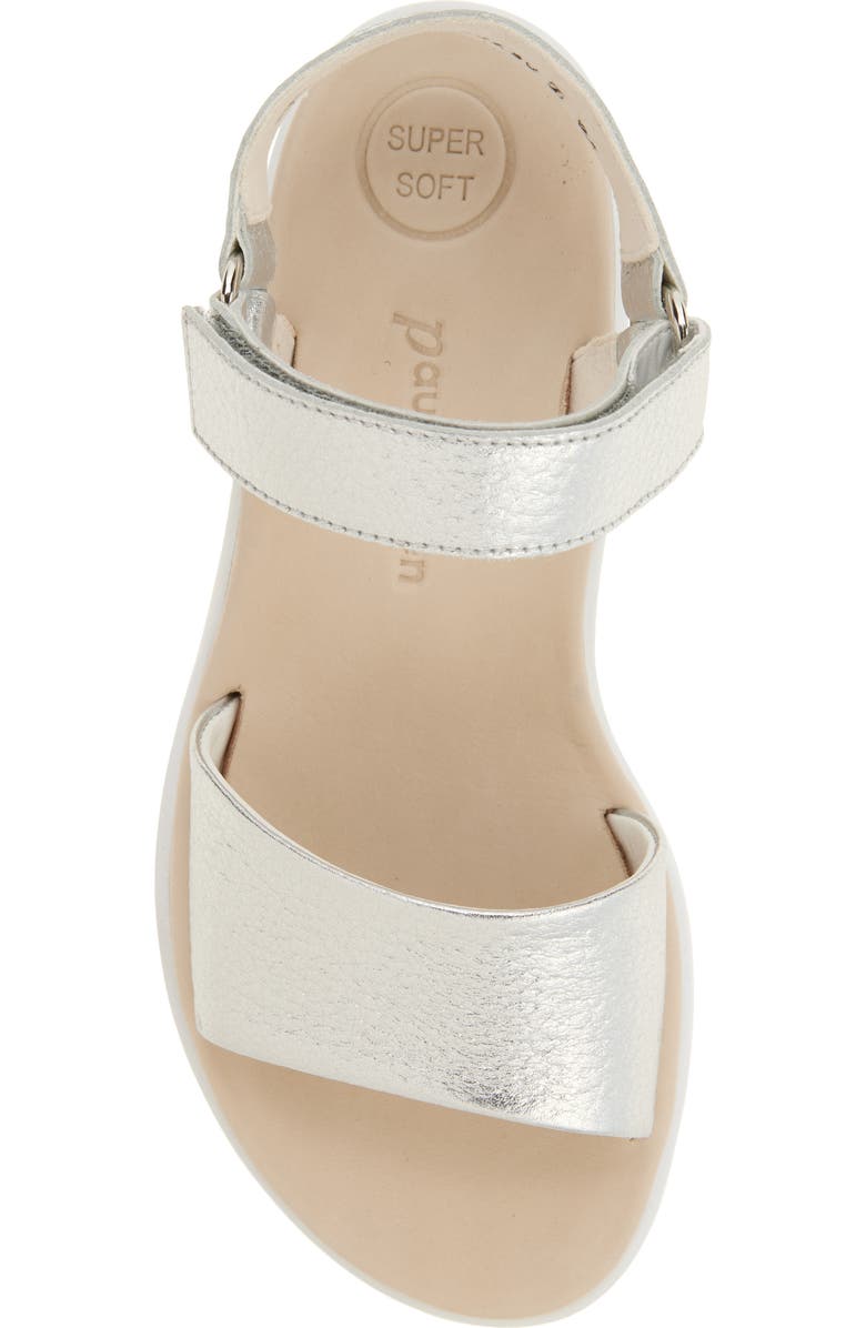 Paul Green Adlee Sandal, Alternate, color, Silver Metallic Cervo