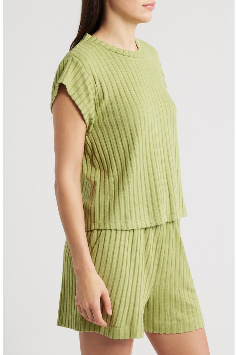Rib Knit Top, Alternate, color, PEAR