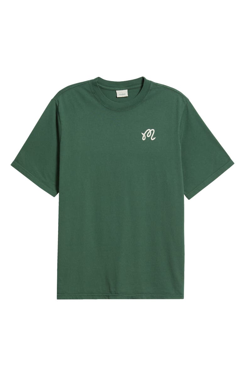 MALBON Bermuda Lures Cotton Graphic T-Shirt, Alternate, color, Forest