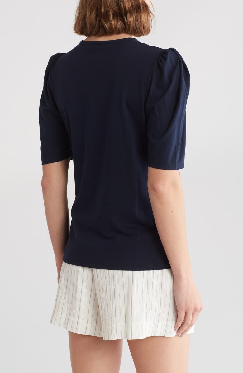 Rebecca Taylor Puff Sleeve T-Shirt, Alternate, color, 