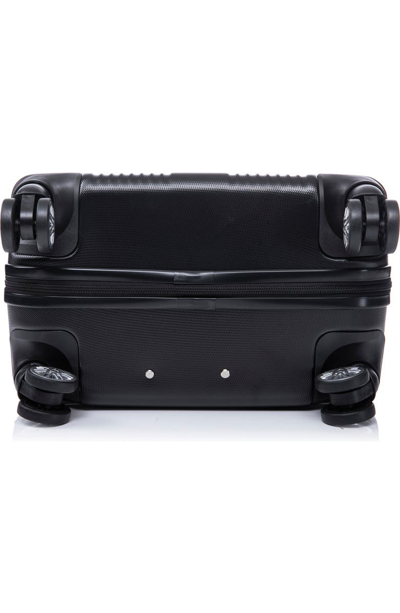 TUCCI Lustria Hardshell 3-Piece Spinner Luggage Set, Alternate, color, Black