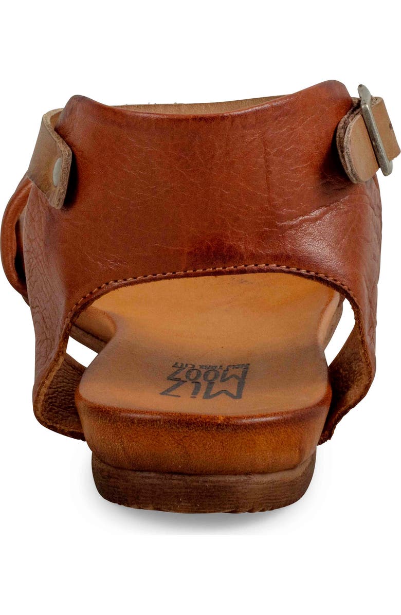 Miz Mooz Alanis Flat Sandal, Alternate, color, Brandy