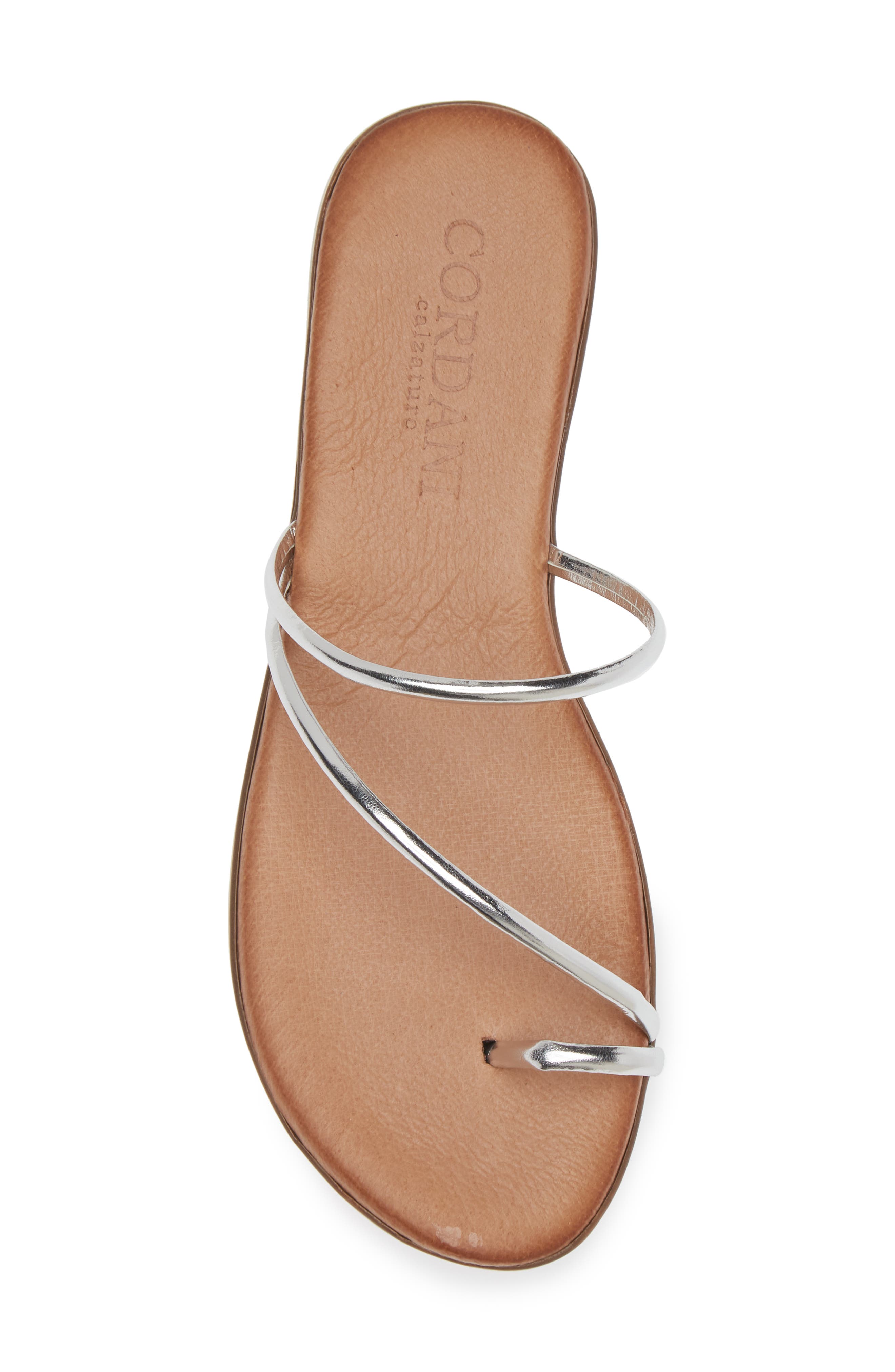 Cordani Floria Slide Sandal, Alternate, color, Silver