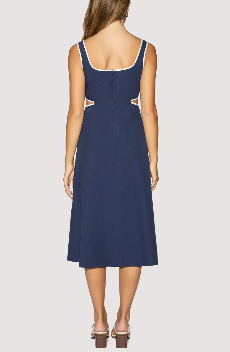 Lost + Wander Coastal Riviera Cotton Midi Dress, Alternate, color,