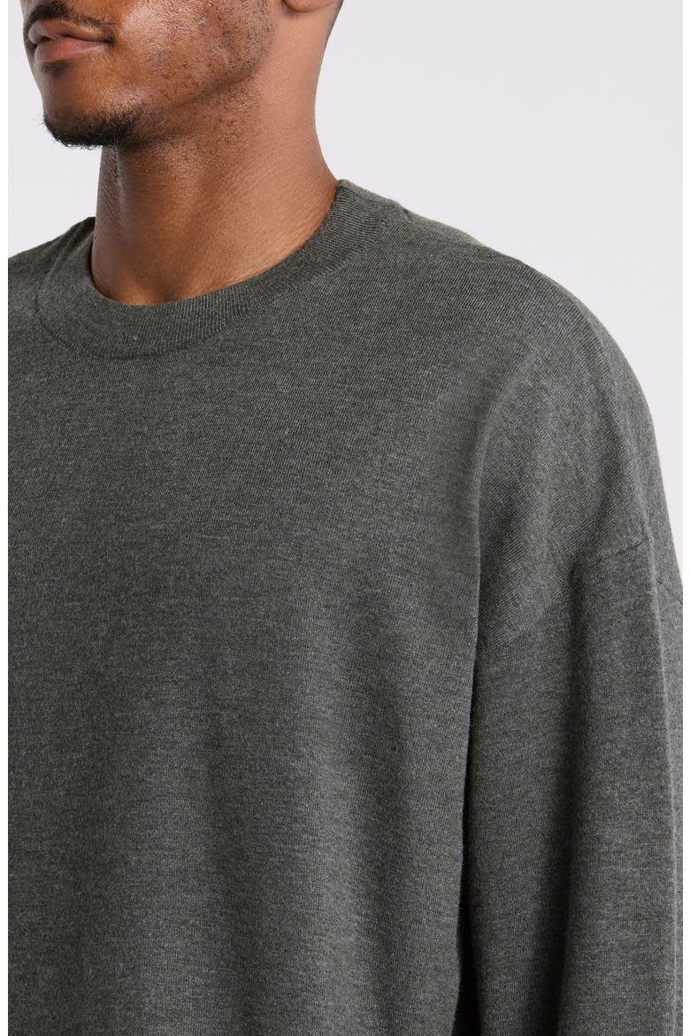 Soft Knit Long Sleeve T-Shirt, Alternate, color, IRON GREY