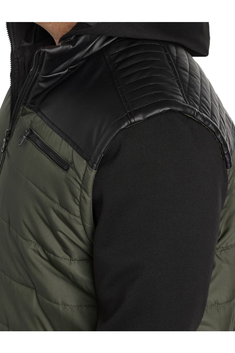 Big & Tall Vest Jacket, Alternate, color, OLIVE