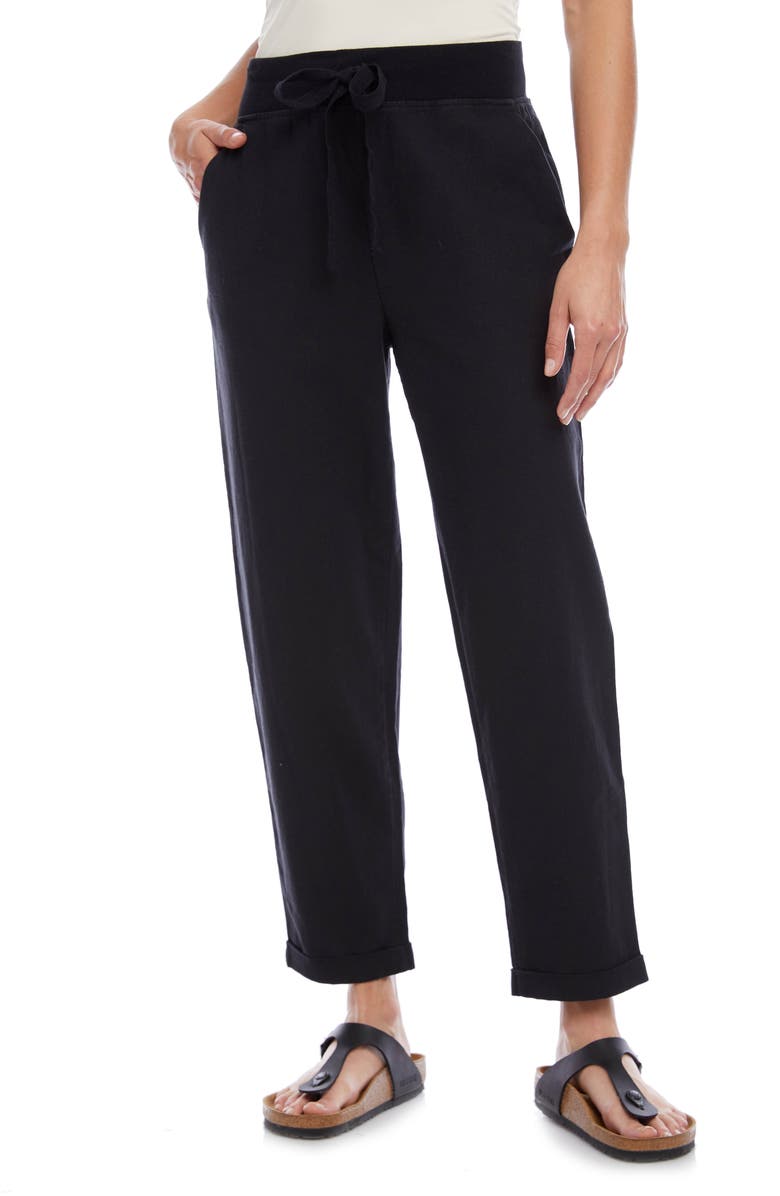 Karen Kane Linen Blend Drawstring Pants, Main, color,