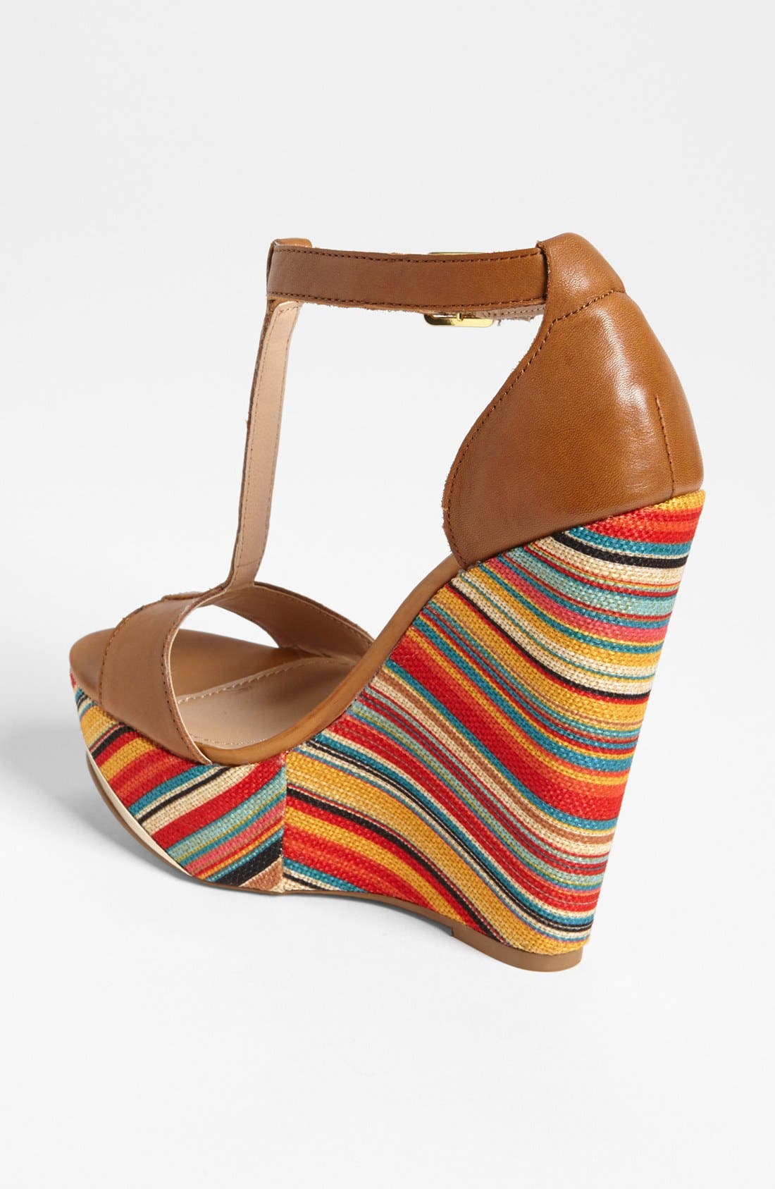 'Xtrime' Wedge Platform, Alternate, color, COGNAC MULTI
